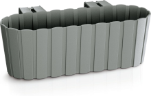 Prosperplast Boardee Hook Balkonbak   Met Haken   38 cm   Grijs