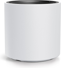 Prosperplast Heos R Slim Bloempot   Ø 39 cm   Wit   Incl. Binnenbak