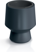 Prosperplast Heos P Bloempot   Antraciet   Ø 27 cm   Inclusief binnenbak