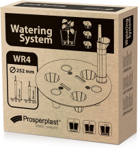 Prosperplast WR4 Bewateringssysteem Rond   Ø 25,2 cm   Zwart   Voor bloempotten
