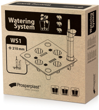 Prosperplast WS1 Vierkant Irrigatiesysteem   Zwart   Voor maat 225 en 240