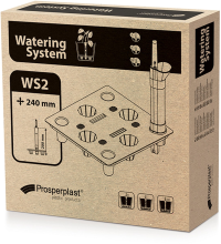 Prosperplast WS2 Vierkant Irrigatiesysteem   Zwart   Voor maat 265