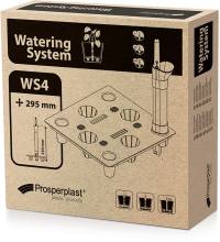 Prosperplast WS4 Vierkant Irrigatiesysteem   Zwart   Voor maat 325