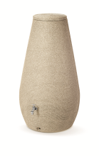 Prosperplast Drop Regenton   Waterdruppel Design   Straw/Stro   9001330