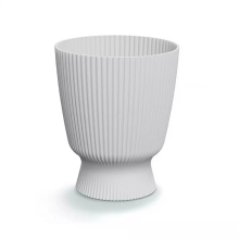 Prosperplast Milly Round Bloempot   Wit   Ø 22 cm   26 cm hoog
