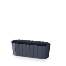 Prosperplast Boardee Case Plantenbak   38 cm   Antraciet   Landelijke Look