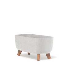 Prosperplast Gracia Case Eco Wood   Eco Wit   39 cm   Met natuurlijke houtsnippers