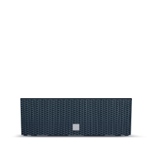 Prosperplast Rato Case Bloempot   58 x 18 cm   Rattan look   Antraciet
