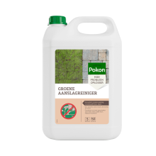 Pokon natuurlijke groene aanslagreiniger   5 liter (50 m²)   Voor harde oppervlakken, terrassen, bestrating en muren