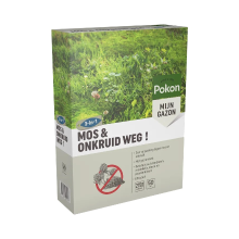 Pokon Mos en Onkruid Weg! 50M2 (3 in 1)   Duo verpakking tegen mos en onkruid