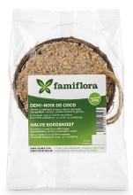 Famiflora Halve Kokosnoot Gevuld   Wilde Vogels   Vet & Zadenmix   +/  200g