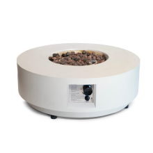 Happy Cocooning Estate Vuurtafel   Rond 76cm   Oyster Beige   13,5kW