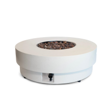 Happy Cocooning Estate Vuurtafel   Rond 105cm   Oyster Beige   16,5kW