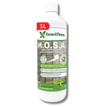 Famiflora   MOSA   1L   tegen mos en groene aanslag   Voor 20L water (200m²)