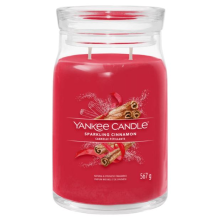 Yankee Candle geurkaars   Sparkling Cinnamon   Signature Large Jar