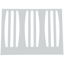 Weitech kleefplaat voor de UV Insectenlamp   navulling 3 pack   Geschikt voor WK0117R