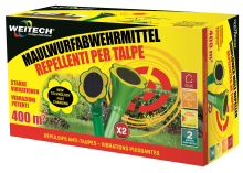 Weitech WK2018 Zonnebloem Mollenverjager   2 stuks   Solar   Trillingen