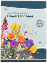 Buzzy seeds Buzzy Friendly Flowers Bijen Laag   Strooidoos   Voor 100 m²   Hoogte 20 35 cm
