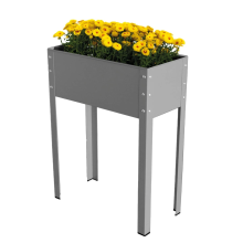 Bio Green Freising Verhoogd Bed   Maat L   Gegalvaniseerd Staal   Balkon/Terras