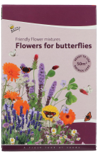 Buzzy seeds Buzzy Friendly Flowers Vlinders Laag   Strooidoos   Voor 50 m²   Hoogte 40 90 cm