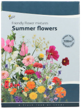 Buzzy seeds Buzzy Friendly Flowers Zomerbloemen   Strooidoos   Voor 100 m²   Hoogte 40 100 cm