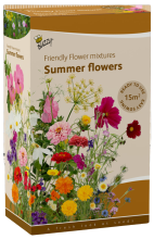 Buzzy seeds Buzzy® Friendly Flowers Strooidoos   Zomerbloemen   15m²