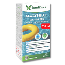 Famiflora Always Blue Anti alg & Groenverwijderaar   250 ml   Chloorvrije chloorbehandeling   Voor zwembad en spa