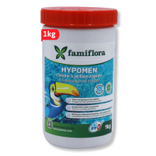 Famiflora   Hypomen snelwerkend anorganisch chloor 1kg   granulaat   niet gestabiliseerd chloor