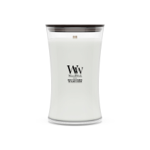 Woodwick geurkaars   Large Hourglass   White Tea & Jasmine