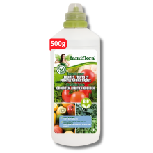 Famiflora meststof voor groenten, fruit en kruiden   1L   bio