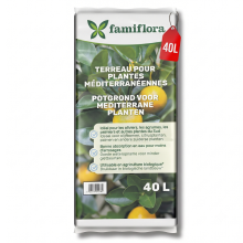 Famiflora Potgrond Mediterrane Planten 40L   Rijk Aan Voeding   Voor Olijfbomen, Lavendel & Citrus   Luchtig & Voedzaam