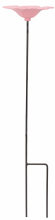 Bûten Gift Feeder Stake Malva Vogelvoederschaal   72 cm   Roze   Metaal