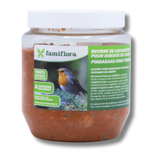 Famiflora pindakaas voor tuinvogels met bosvruchten   350 gr   Vogelpindakaas
