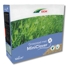 DCM Graszaad met Miniclover 2KG voor 100m² – Voor een sterk, groen en onderhoudsvriendelijk gazon