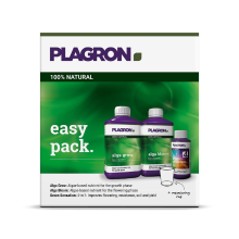 Plagron Easy Pack 100% NATURAL Voedingsset   Voor 4 planten   Met basisvoeding en booster