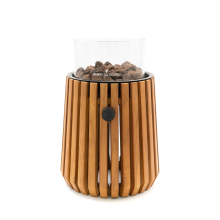 Happy Cocooning Lumi Lagune tafelbrander   Teak   Ø 21x37 cm