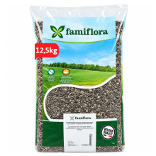 Famiflora Gestreepte Zonnebloempitten   12,5kg   Aanvullend vogelvoer