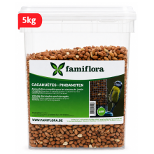 Famiflora Pinda's Vogelvoer   5kg Emmer   Natuurlijk   Energierijk   Wintervoer voor vogels