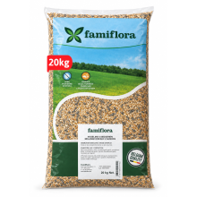 Famiflora Vogelmix 4 Seizoenen   20kg   Strooivoer voor tuinvogels