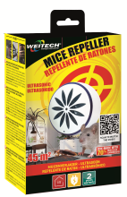Weitech WK0523 Ultrasonic Ongedierteverjager   45 m²   Ultrasoon   Plug & Play