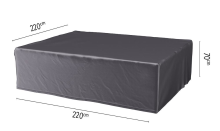 Platinum Aerocover loungesethoes   Ademende hoes voor loungeset 220 x 220 x H70cm