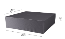 Blokker.Nl Platinum Aerocover loungesethoes   Ademende hoes voor loungeset 270 x 210 x H70cm