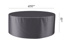 Blokker.Nl Platinum Aerocover tuinsethoes   Ademende hoes voor tuinset met ronde tafels tot diameter 170cm (inclusief stoelen)