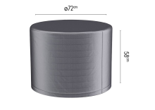 Platinum Aerocover vuurtafelhoes   Ademende hoes voor vuurtafels diameter 72 x H58cm