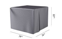 Platinum Aerocover vuurtafelhoes   Ademende hoes voor vuurtafels 74 x 74 x H60cm