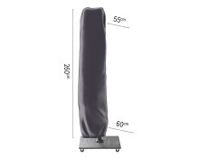 Platinum AeroCover   Zweefparasolhoes   H260x55/60cm   Water  en windbestendig