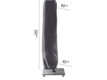 Blokker.Nl Platinum Aerocover zweefparasolhoes   Ademende hoes voor parasols met rechte mast van diameter 4,0m / 3,5 x 3,5m / 4,0 x 3,0m