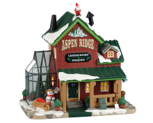 Lemax   'Aspen Ridge Landscaping & Nursery'   Verlichte Gebouw   Exclusief adapter