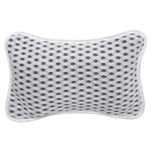 5Five Badkamer Badkussen met Zuignappen   26 x 17 x 7 cm   Wit