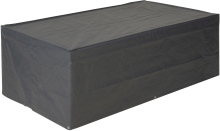 Nature hoes loungebank 2p H60x170x90c 100g/m² grafiet, met koord
